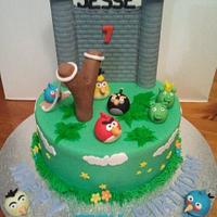 Angry Bird cake Angry Bird cake