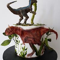 Jurassic park cake