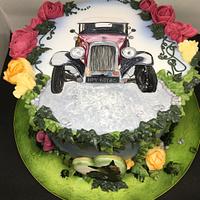 Austin car cake