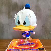 Donald Duck Defying cake