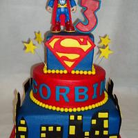 Superman cake
