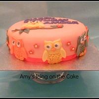 Gluten Free Owl Birthday Cake