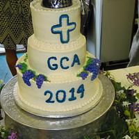 Christian school graduation cake