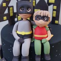 Cute Batman and Robin
