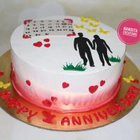 Anniversary special cake
