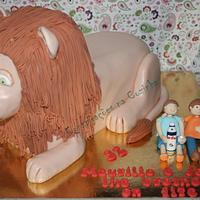 Lion Carved Cake