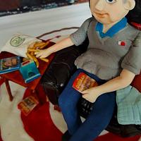 Ken! - 50th Birthday Armchair Cake Topper