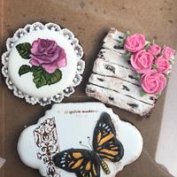 Royal icing decorated cookies 