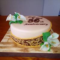 50TH ANNIVERSARY CAKE 