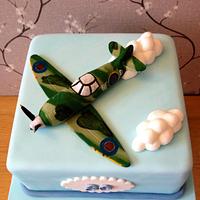 Spitfire cake