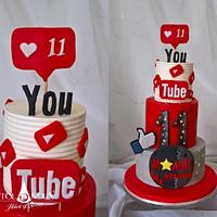 Youtube cake for Silvio