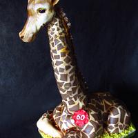 Giraffe 3D cake