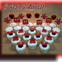 Mickey Mouse Custom Cupcakes