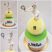 Unicorn and tennis
