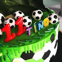 Soccer cake for my son