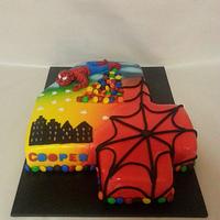 Spiderman cake