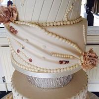 Vintage wedding cake