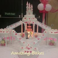 Fairy Tale Castle Wedding Cake