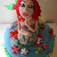 Ariel mermaide cake