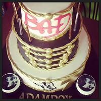 Adamboy's 3 tier Michael Jackson birthday cake
