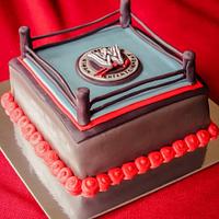WWE Ring Birthday Cake