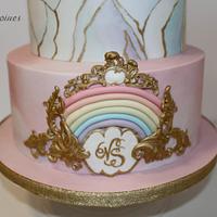 Cute unicorn cake