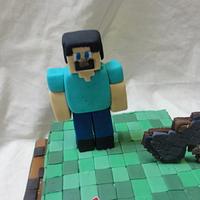 Minecraft cake