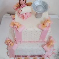 CHRISTENING cake for little Emma 