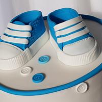 Baby shoes and buttons