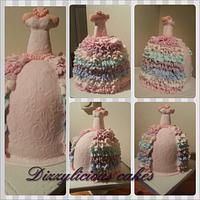 dress cake
