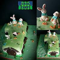 Number 1 Bunny House cake!