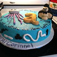 Microbiology Birthday Cake