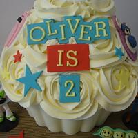 Toy Story Cake and Cupcakes