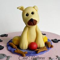 Puppy Party Birthday Cake 