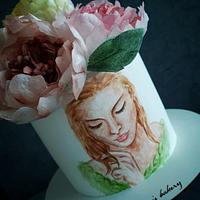 Painted cake 