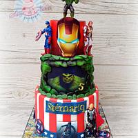 Marvel Superhero cakes