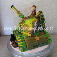 A Tank Birthday Cake