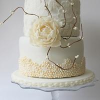 Lace Wedding Cake.