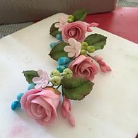 Vintage wedding cake