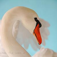 Lifesize Swan - Away With the Fairies