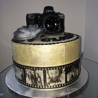 camera birthday cake