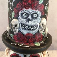 Mexican Day of the Dead Cake