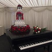 my son and Daughter-in-law's wedding cake 