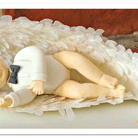 Little Angel baptism cake