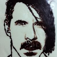 Anthony's Kiedis portrait cake