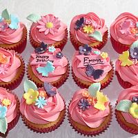 Pretty Flower Cupcakes