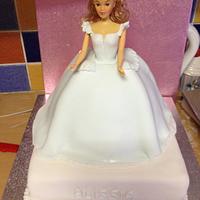 Cinderella Doll Cake!
