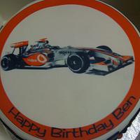 Formula 1 Birthday cake