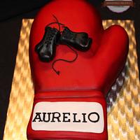 Tarta guante de boxeo, 3D Boxing glove cake