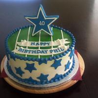 Dallas Birthday Cake 